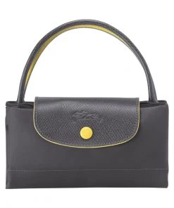 Longchamp LE PLIAGE CLUB Handtasche Metallgrau Damen -Oakwood Soldes Boutique 7c2437ea14e646d5be68360f4fcb8de7
