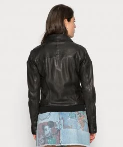 Oakwood RUBY Lederjacke Black Damen -Oakwood Soldes Boutique 7cfa24e336cd4b7592616d783ba11c92