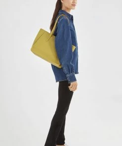 Longchamp Damen LE FOULONNÉ Shopping Bag Mimosengelb