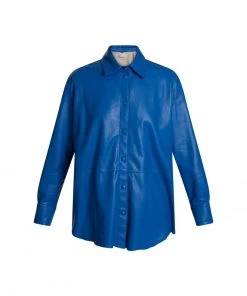 Oakwood Damen MOMENT Hemdbluse Blue -Oakwood Soldes Boutique 7e06974ba01e46b0afa09438ff213177