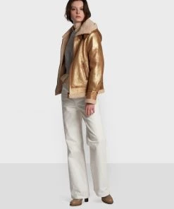 Oakwood Damen GLORIA Winterjacke Gold -Oakwood Soldes Boutique 803734402dcb4d5fa407c6de77aef586