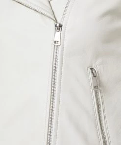 Oakwood MARJORY Lederjacke White Damen -Oakwood Soldes Boutique 807952a8420a43749f9c83742c69860c