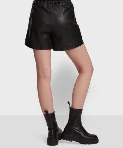 Oakwood Damen PICK Lederhose Black -Oakwood Soldes Boutique 81810169d9c949028d4f11cf875aa3c1