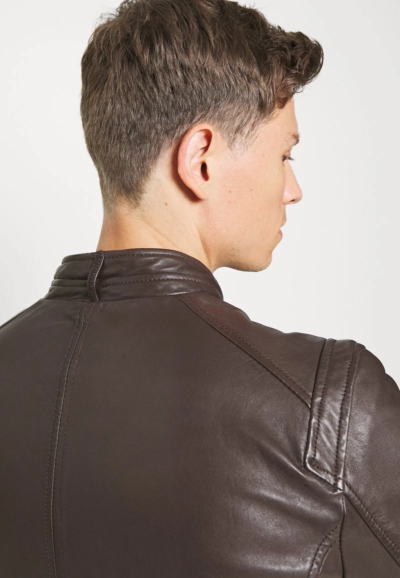 Oakwood Herren DUBLIN Lederjacke Brown 5 Oakwood Herren DUBLIN Lederjacke Brown – Bild 5