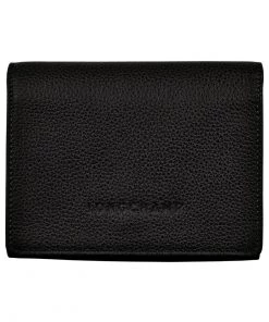 Longchamp LE FOULONNÉ Geldbörse Schwarz Unisex
