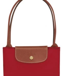 Longchamp LE PLIAGE ORIGINAL Handtasche Rot Damen -Oakwood Soldes Boutique 82a1ce4122fd4b81837cf88a5229222a