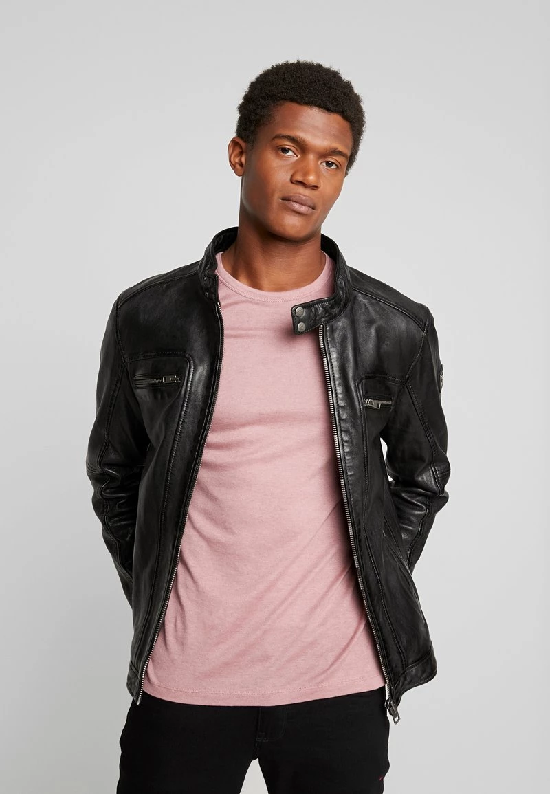 Oakwood DRINK Lederjacke Black Herren 4 Oakwood DRINK Lederjacke Black Herren – Bild 4