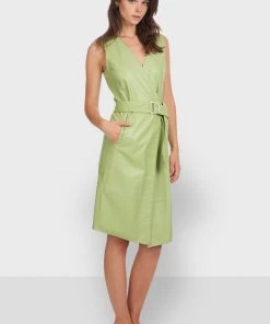 Oakwood Damen REBECCA Freizeitkleid Light Green -Oakwood Soldes Boutique 872490ea903a4c99b8f65c6e1d0595bf