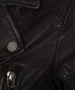 Oakwood Damen CAMERA Lederjacke Black -Oakwood Soldes Boutique 87938dc679a44d57b15bc481933f130a