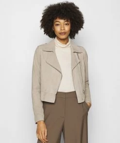 Oakwood ZULINA Lederjacke Stone Damen