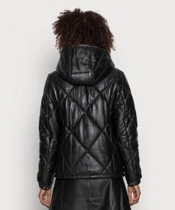 Oakwood TEMPTATION Lederjacke Black Damen -Oakwood Soldes Boutique 893bba981df74241a8113b5261098bb9