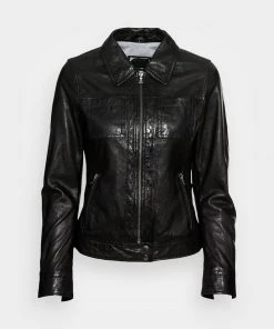 Oakwood Damen RECITAL Lederjacke Black 8 Oakwood Damen RECITAL Lederjacke Black -Oakwood Soldes Boutique 8a903186b5b74b1e9915c63a314316cd