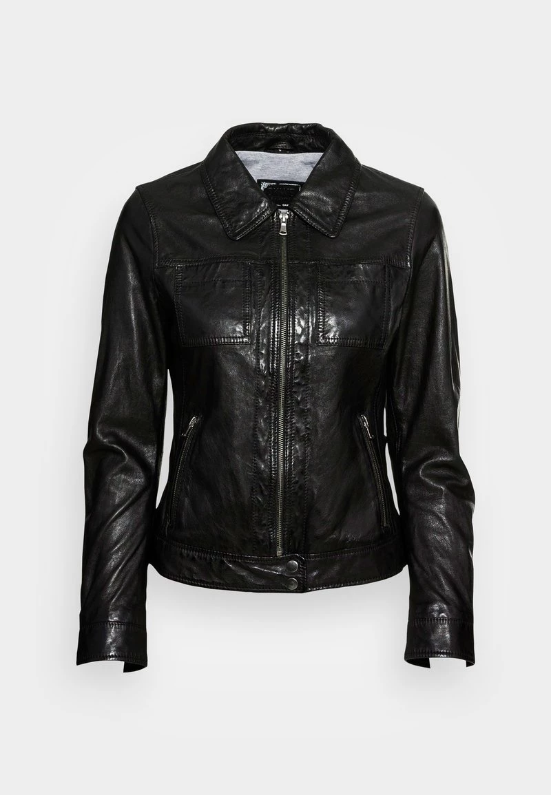 Oakwood Damen RECITAL Lederjacke Black 4 Oakwood Damen RECITAL Lederjacke Black – Bild 4