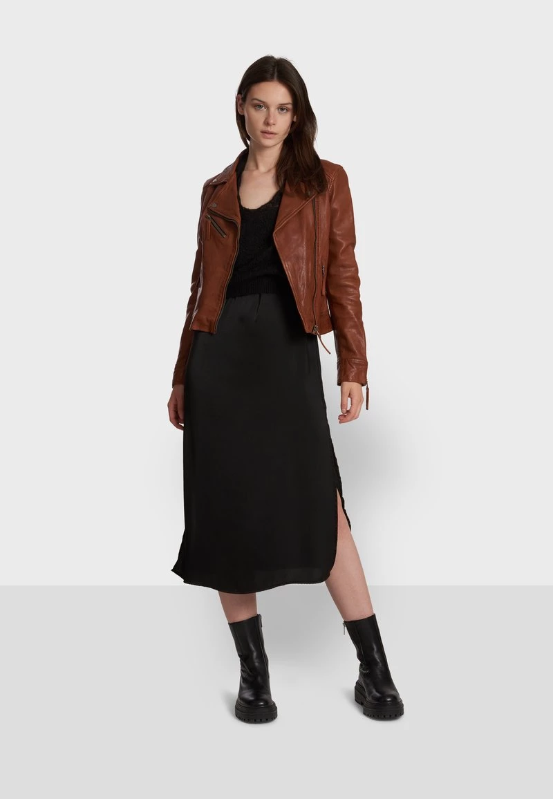 Oakwood SAMANTHA Lederjacke Brown Damen 2 Oakwood SAMANTHA Lederjacke Brown Damen – Bild 2