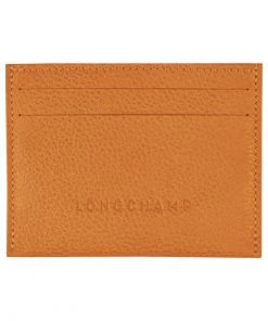 Longchamp FOULONNÉ Visitenkartenetui Safrangelb Unisex