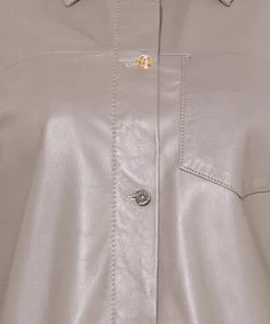 Oakwood ANAE Hemdbluse Mastic Damen -Oakwood Soldes Boutique 8badf50d6d124d85b7ff0557425ad199