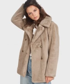 Oakwood PERSHING Wintermantel Beige Damen -Oakwood Soldes Boutique 8c984b6750684f4cb12deab1ef216d59