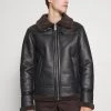 Oakwood OXFORD Kunstlederjacke Black Herren