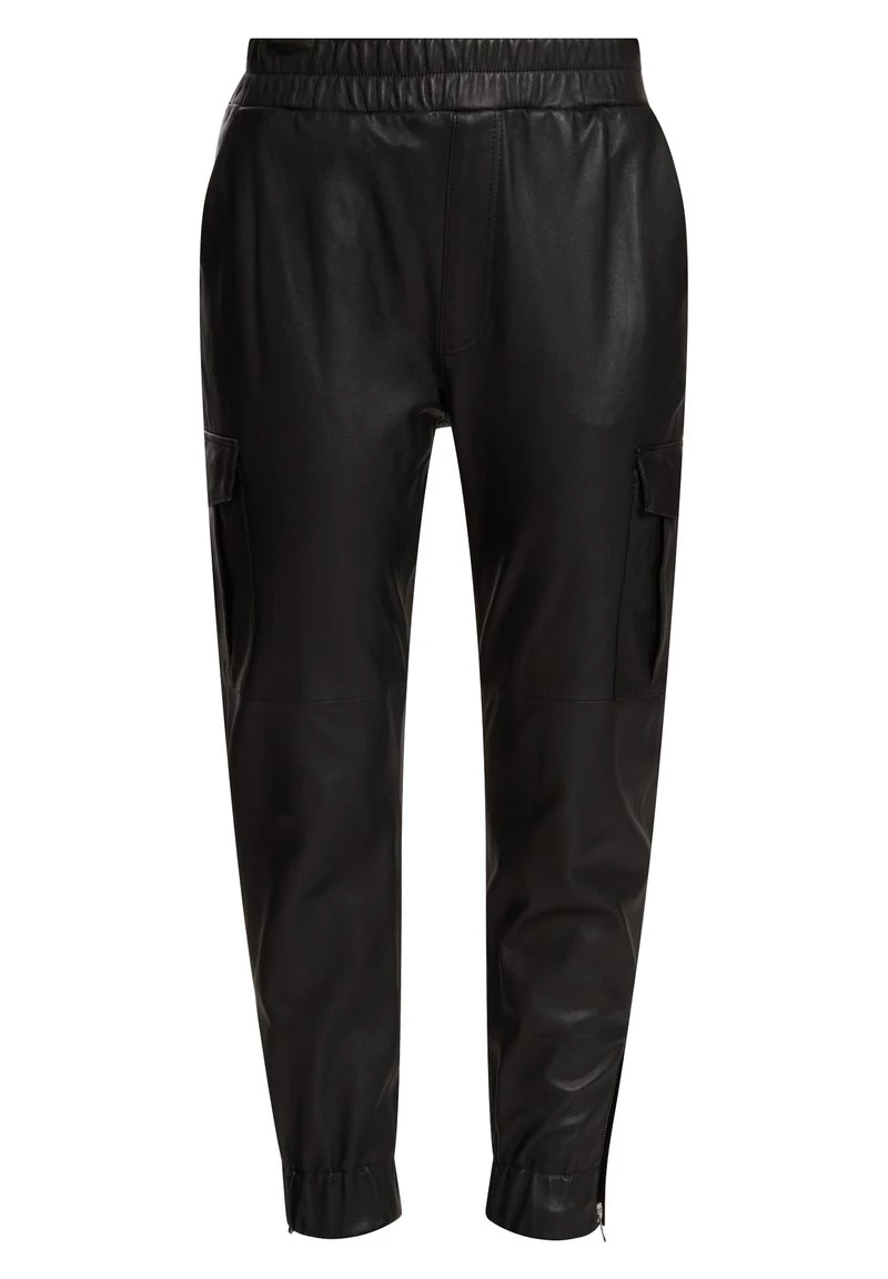 Oakwood CARGO Lederhose Black Damen 8 Oakwood CARGO Lederhose Black Damen – Bild 8