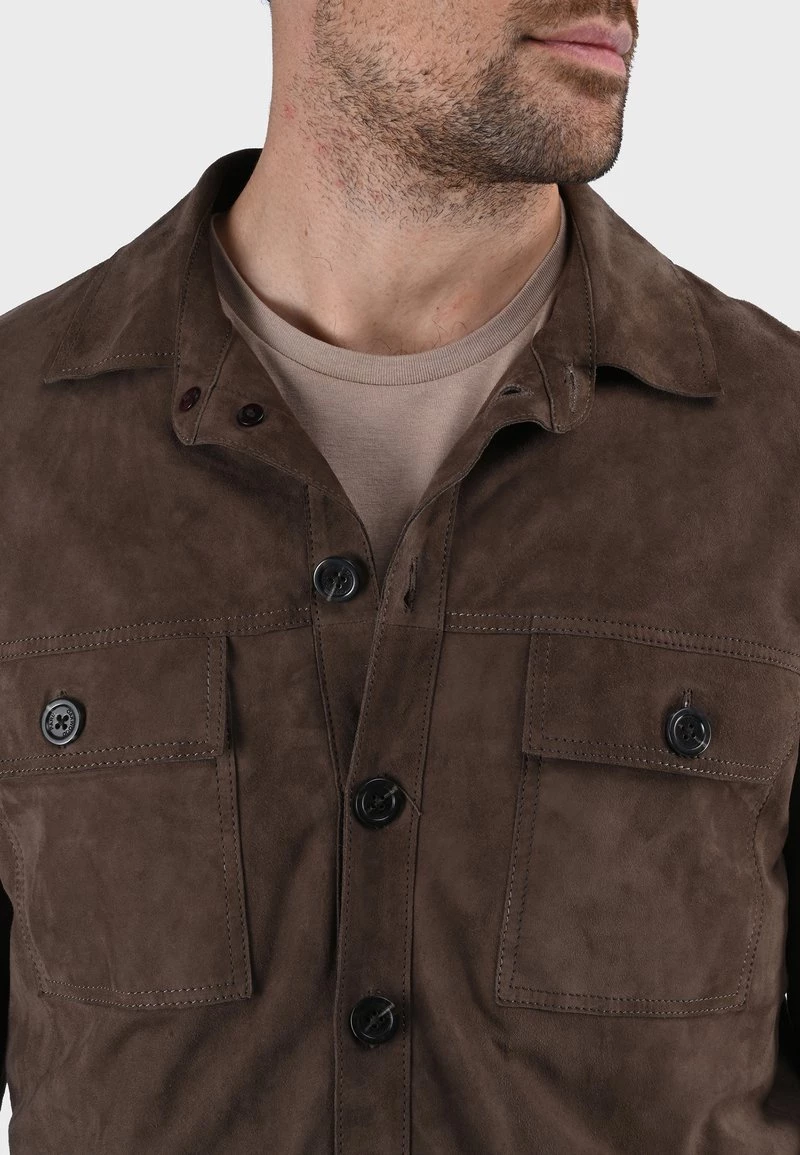 Oakwood Herren FOSTER Lederjacke Choco Brown 5 Oakwood Herren FOSTER Lederjacke Choco Brown – Bild 5