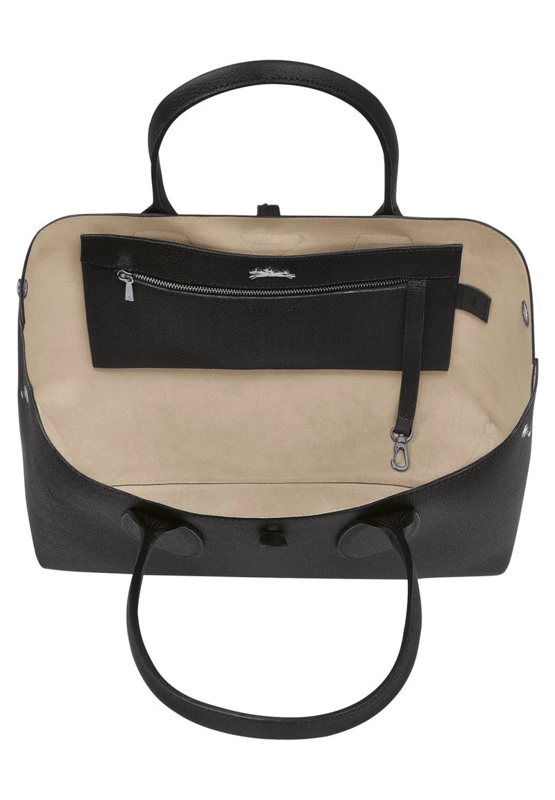 Longchamp Damen ROSEAU Handtasche Schwarz 3 Longchamp Damen ROSEAU Handtasche Schwarz – Bild 3