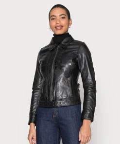 Oakwood Damen RECITAL Lederjacke Black