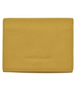 Longchamp Unisex LE FOULONNÉ Geldbörse Mimosengelb