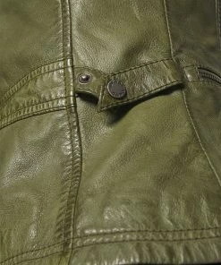 Oakwood Damen IOTA Lederjacke Khaki 12 Oakwood Damen IOTA Lederjacke Khaki -Oakwood Soldes Boutique 9467809292bf442887b503aa488d36f1