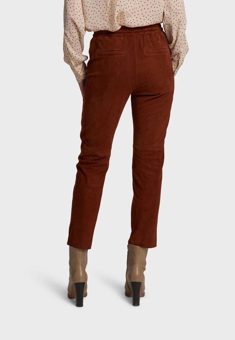 Oakwood GIFT Lederhose Brown Damen 3 Oakwood GIFT Lederhose Brown Damen – Bild 3