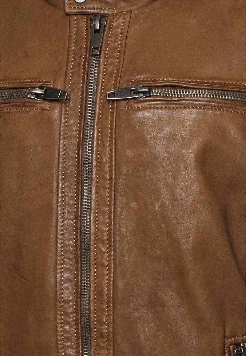 Oakwood BERLIN Lederjacke Tobacco Herren 7 Oakwood BERLIN Lederjacke Tobacco Herren – Bild 7