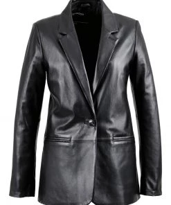 Oakwood Damen MEG Lederjacke Black -Oakwood Soldes Boutique 9698cca744f447ab943a7abe3f0c256e