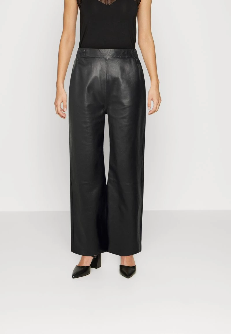 Oakwood Damen SLIDE Lederhose Black 1 Oakwood Damen SLIDE Lederhose Black