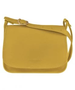 Longchamp Damen LE FOULONNÉ Umhängetasche Mimosengelb
