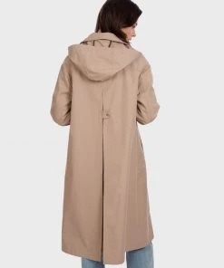 Oakwood Damen EARTH Klassischer Mantel Beige -Oakwood Soldes Boutique 9a45a9a5689a43ec87bf070b1ba9b42a