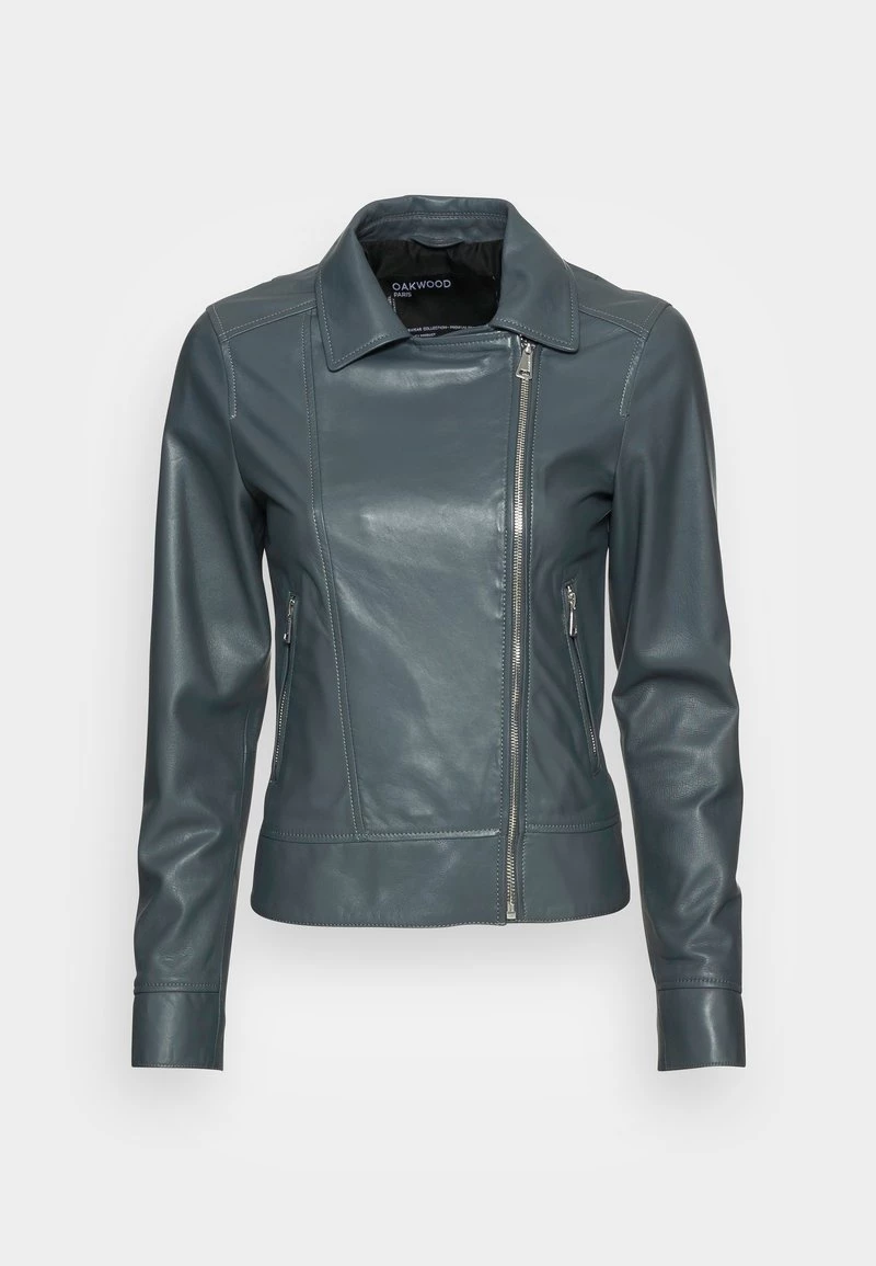 Oakwood Damen MARJORY Lederjacke Petrol 4 Oakwood Damen MARJORY Lederjacke Petrol – Bild 4