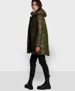 Oakwood Damen DUVET BLITZ Daunenmantel Khaki -Oakwood Soldes Boutique 9d682e63b07344ee8cfe2b74e637cf89
