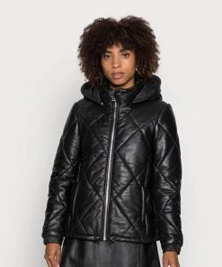 Oakwood TEMPTATION Lederjacke Black Damen