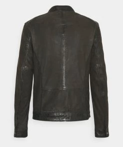 Oakwood PARK Lederjacke Antic Brown Herren -Oakwood Soldes Boutique 9e00bf637efa46ff9aaaa70118781bc9