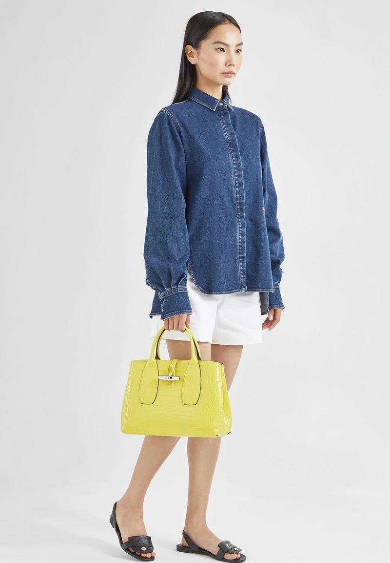 Longchamp ROSEAU Handtasche Zitrone Damen 1 Longchamp ROSEAU Handtasche Zitrone Damen