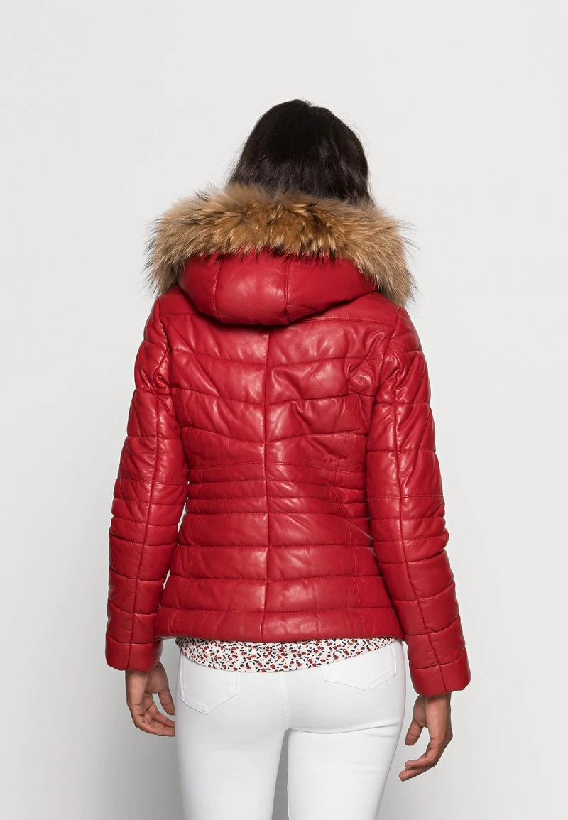 Oakwood Damen JAMY Lederjacke Fire 3 Oakwood Damen JAMY Lederjacke Fire – Bild 3