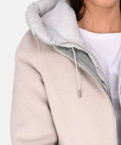 Oakwood Damen LILIANA Klassischer Mantel Ivory -Oakwood Soldes Boutique 9e4c7cc4ace5481c8d584237ad8a5d81