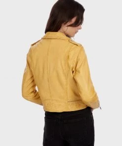 Oakwood Damen KYOTO Lederjacke Yellow 10 Oakwood Damen KYOTO Lederjacke Yellow -Oakwood Soldes Boutique 9ea06d50fac7428b8011675095c028b0