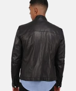 Oakwood MARKER Lederjacke Black Herren -Oakwood Soldes Boutique 9f8a09e743c94e50b6487c9a056a50df