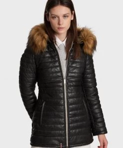 Oakwood Soldes Boutique 6 Oakwood PING Lederjacke Black Damen