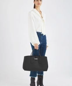 Longchamp ROSEAU Handtasche Schwarz Damen