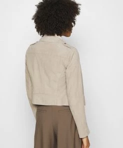 Oakwood ZULINA Lederjacke Stone Damen -Oakwood Soldes Boutique a33db0e95bbe45d190dc4c9d1d61d6a2