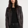 Oakwood Damen VIDEO Lederjacke Brown