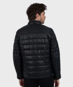 Oakwood Herren EDWIN Lederjacke Black -Oakwood Soldes Boutique a4896a7768294eb7a0d300e49c078d1b