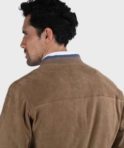 Oakwood Herren STEFANO Lederjacke Light Brown -Oakwood Soldes Boutique a52a781234c64ecdbcd08106f44d1ade