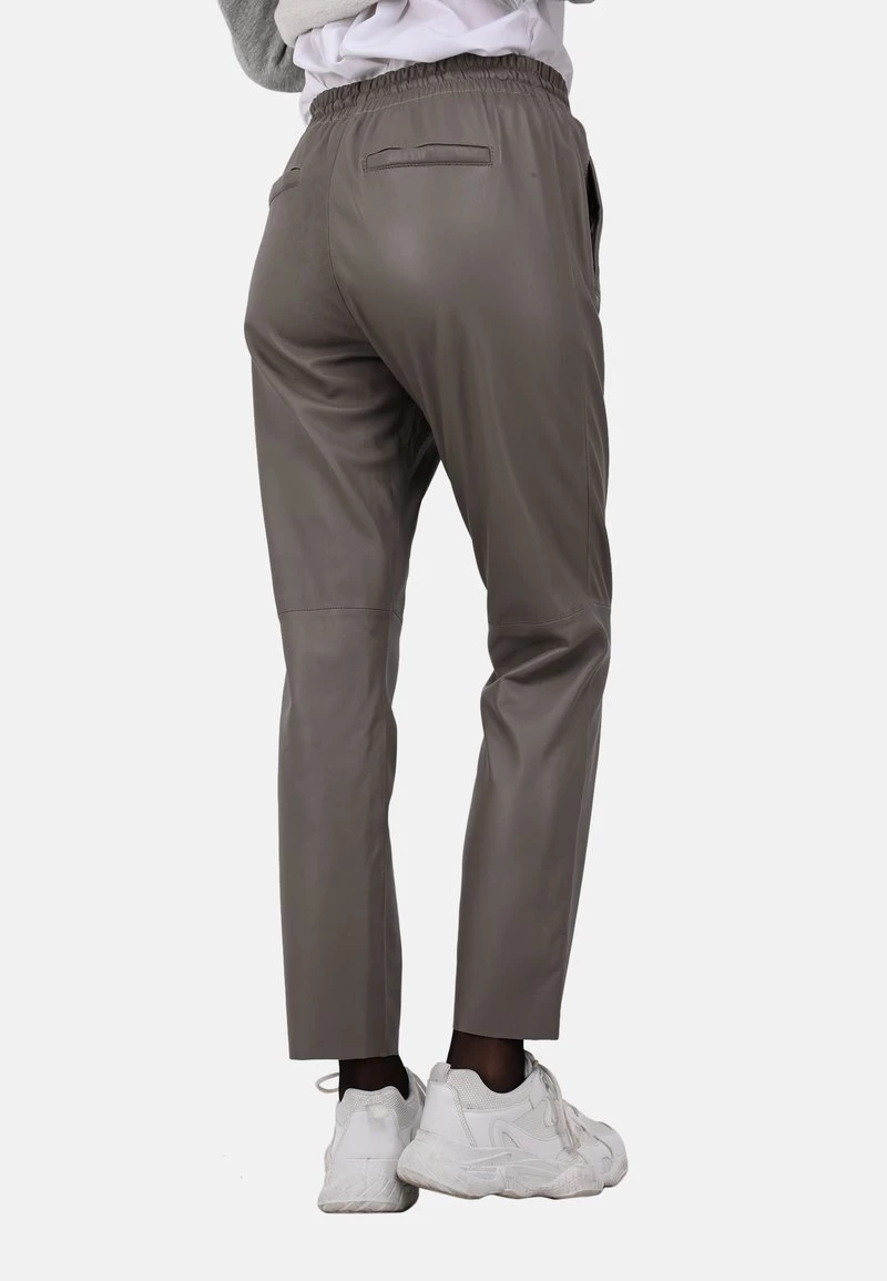 Oakwood GIFT Lederhose Gray Taupe Damen 3 Oakwood GIFT Lederhose Gray Taupe Damen – Bild 3